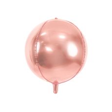 Fóliový balónek koule, rose gold, 40 cm