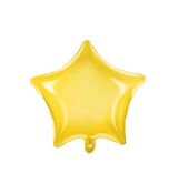 Neonový fóliový balónek hvězda zlatá 48 cm
