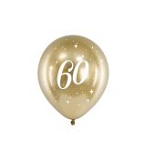 Balonek č. 60 -  Glossy, lesklý, 30 cm, 6 ks