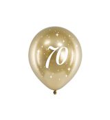 Balonek č. 70 -  Glossy, lesklý, 30 cm, 6 ks