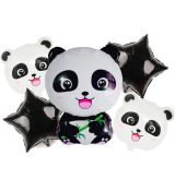 Balónkový set Panda, 5 ks
