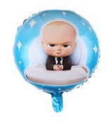 Fóliový balónek Mini šéf, kulatý, 43 cm