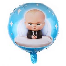 Fóliový balónek Mini šéf, kulatý, 43 cm
