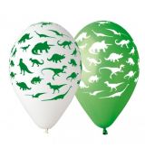 DINOSAURUS balonky 5 ks, 30 cm, mix barev