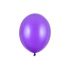 Balónek metalický fialový 10 ks, 30 cm