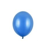 Balónek metalický modrý 10 ks, 30 cm