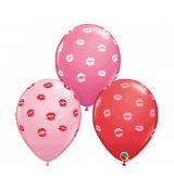 Balónek PUSINKY červeno-růžové, 28 cm, 6 ks