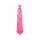 Párty kravata růžová, 40 cm