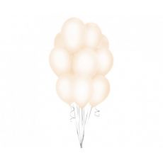 Balónek makronka lososová 10 ks, 30 cm