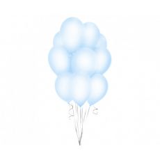 Balónek makronka modrá 10 ks, 30 cm