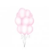 Balónek makronka růžová 10 ks, 30 cm