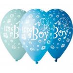 Balónek IT´S A BOY, 30 cm, 5 ks