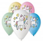 Balonky Jednorožec - magic night, 30 cm, 5 ks