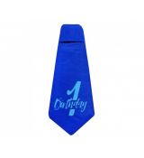 Párty kravata 1.narozeniny - modrá, 19 cm