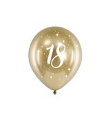 Balonek č. 18 -  Glossy, lesklý, 30 cm, 6 ks