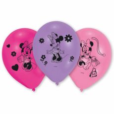 MINNIE  balonky 10 ks, 25 cm