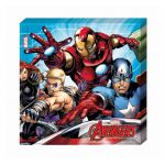 AVENGERS MULTI HEROES ubrousky 20 ks,  33 cm x 33 cm