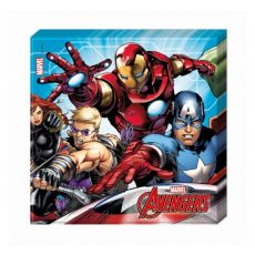 AVENGERS MULTI HEROES ubrousky 20 ks,  33 cm x 33 cm