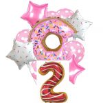 Balónkový set Donut - 2.narozeniny, 11 ks