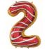 Balónkový set Donut - 2.narozeniny, 11 ks