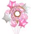 Balónkový set Donut - 4.narozeniny, 11 ks