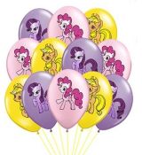 My Little Pony balonky 12 ks, 30 cm