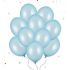 Balónek metalický baby modrý 10 ks, 30 cm