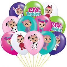 Baby Cry balonky 12 ks, 30 cm