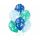 Balónek Baby Boy, modrá zelená, 30 cm, 6 ks