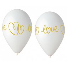 LOVE balónky, 5 ks, 33 cm