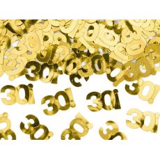 Konfety metalické zlatá č.30, 15 g