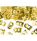 Konfety metalické zlatá č.60, 15 g