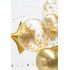 Balónek Obří zlaté Konfety, 1 ks, 40 cm