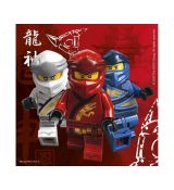 LEGO NINJAGO ubrousky 20 ks,  33 cm x 33 cm