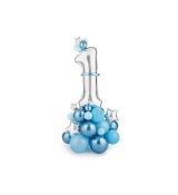 Balónkový set 1.narozeniny, modrý, 90x140 cm