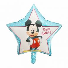 Fóliový balonek hvězda Mickey Mouse, 48 cm