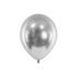 Balónek platina stříbrný 30 cm, 10 ks