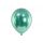 Balónek platina zelený 30 cm, 10 ks