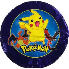 Fóliový balónek POKÉMON, 43 cm, kulatý