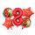 Balónkový set NINJA, 8.narozeniny, 5 ks