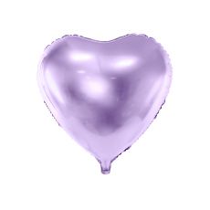 Fóliové srdce světle fialové, 10 ks