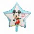 Balónkový set Mickey 1.narozeniny, tmavý,  5 ks