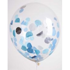 Set balónky 6 ks s konfetami - KLUK