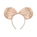 Party čelenka myška rose gold, 25x19 cm