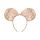 Party čelenka myška rose gold, 25x19 cm