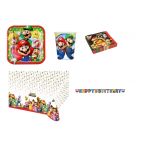 Párty set Super Mario – výzdoba pro malé herní dobrodruhy (8 osob)