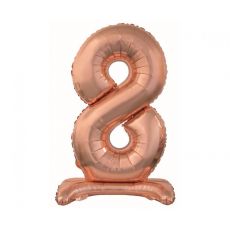 Stojací FB číslo 8 - rose gold, 74 cm