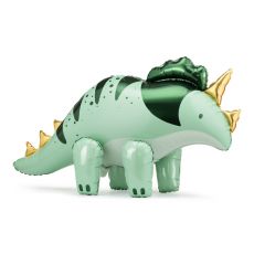 Fóliový balónek Dinosaurus Triceratops, 101 x 60,5cm, zelený
