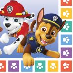 PAW PATROL 2022 ubrousky 16 ks,  33 cm x 33 cm