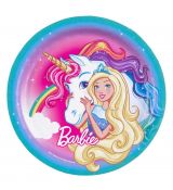 Barbie II.  talířky 8 ks, 23 cm